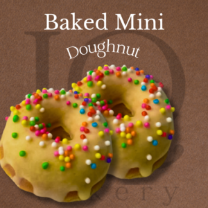 baked mini doughnut available for sale