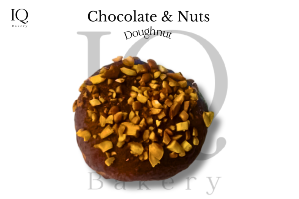 chocolate and nut Doughnut Available for Sale