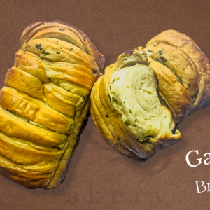 Garlic bread available for sale