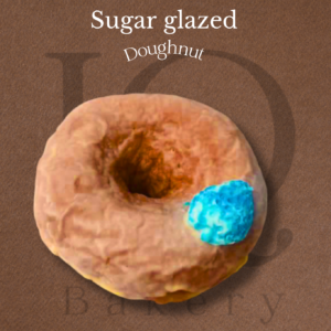 Sugar glazed doughnut available for sale